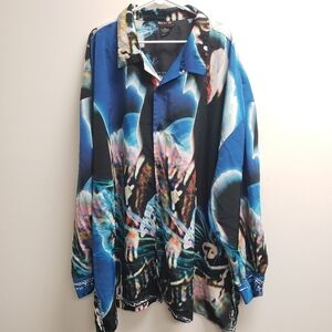 Boff Mens Long Sleeve Shirt Size 5XL